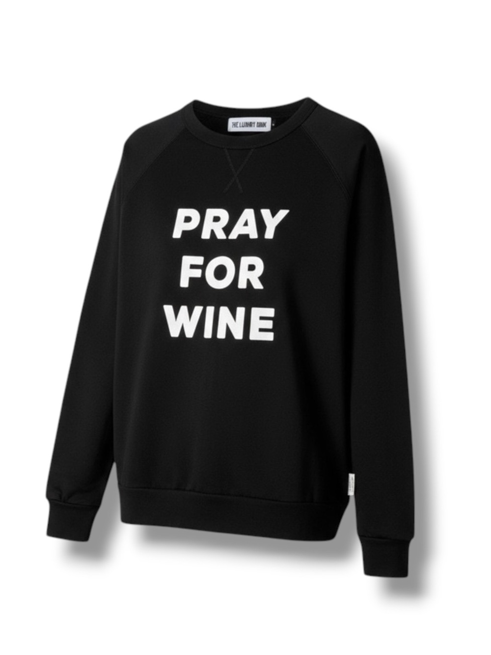 new The Laundry Room ☻︎ Super Soft Pray 4 Wine Graphic Sweatshirt ☻︎ Jet Black S - Picture 3 of 16